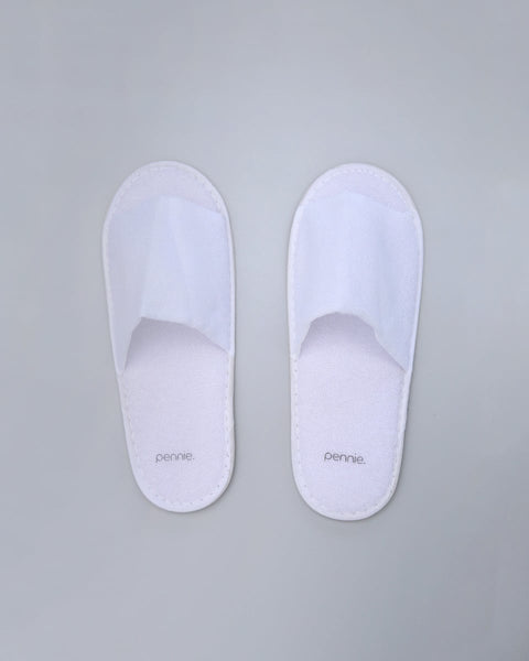 Πετσετέ Ανοιχτές Μπροστά Παντόφλες Slipper