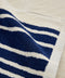 Βαμβακερή Πετσέτα με Μπλε Ρίγες Katy Stripes 650gsm