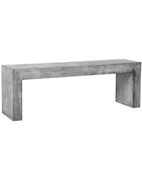 Γκρι Παγκάκι για Τραπεζαρία Banco 40x47x160cm