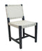 Καρέκλα Από Ξύλο Teak με Πλεκτές Ζώνες Ellis 84x65x72cm