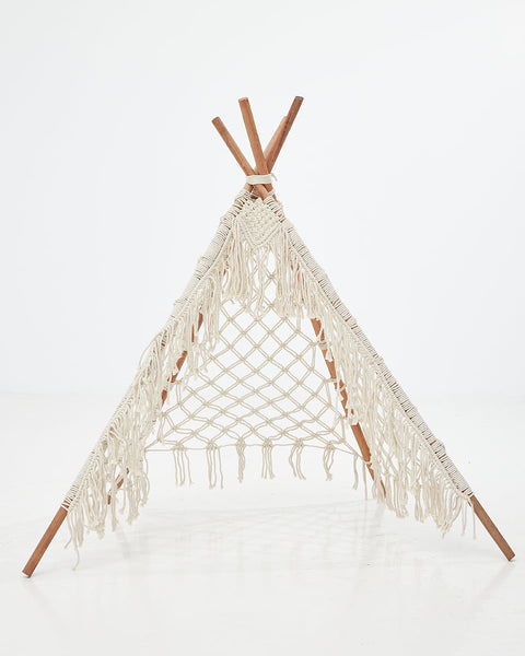 Boho Μακραμέ Διακοσμητική Τέντα Teepee Hale 122x122cm