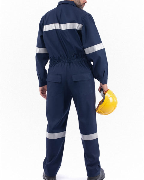 Μονόχρωμη Ολόσωμη Φόρμα Antistatic Fire Retardant Industrial σε 6 Μεγέθη