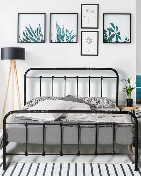 Υπέρδιπλο Μεταλλικό Κρεβάτι Jensen 160x200cm