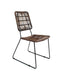 Καρέκλα απο Φυσικό Rattan & Μέταλλο Kato 85x53x54.5cm