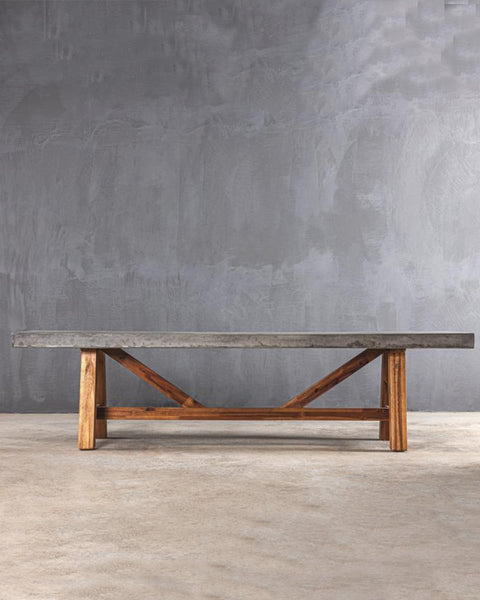 GFRC Πάγκος Concrete Fiberglass Kesar 40x180x45cm