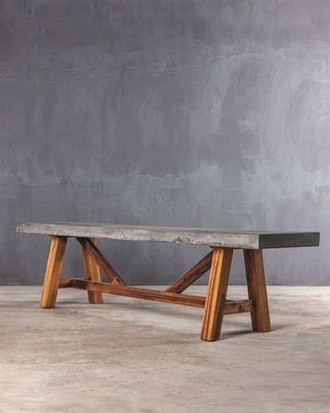 GFRC Πάγκος Concrete Fiberglass Kesar 40x180x45cm
