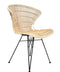 Πολυθρόνα από Φυσικό Rattan Kessie 57x56x84cm