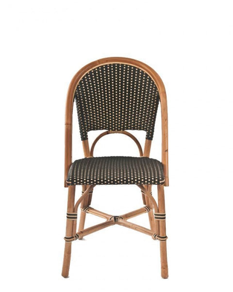 Πλεκτή Καρέκλα από Bamboo & Συνθετικό Rattan Kwame 52x55x96cm