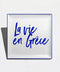 Πιάτο Λευκή Πορσελάνη La vie en Grece Tomy K 21x21cm