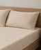 Plain Cotton Pillowcase Percale Indanthrene Dye Lodge 52x72cm
