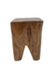 Σκαμπώ Teak Lot 27x27x43cm