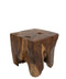 Σκαμπώ Teak Lot 30x30x30cm