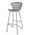Ψηλό Σκαμπώ από Φυσικό Rattan Estia 50x46x101cm