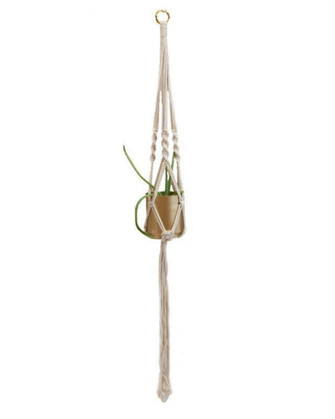 Boho Βαμβακερό Χειροποίητο Macrame Για Γλάστρα Kambi 140cm