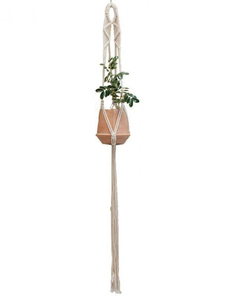 Boho Βαμβακερό Χειροποίητο Macrame Για Γλάστρα Luz 140cm