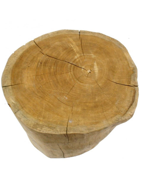 Σκαμπώ Τραπεζάκι από Μασίφ Teak Nami 35x43cm