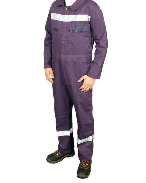 Βαμβακερή Ολόσωμη Φόρμα Εργασίας Boiler Suit Industrial σε 3 Αποχρώσεις