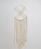 Boho Διακοσμητικό Τοίχου Macrame Ονειροπαγίδα με Κρόσσια Orion 30x60cm