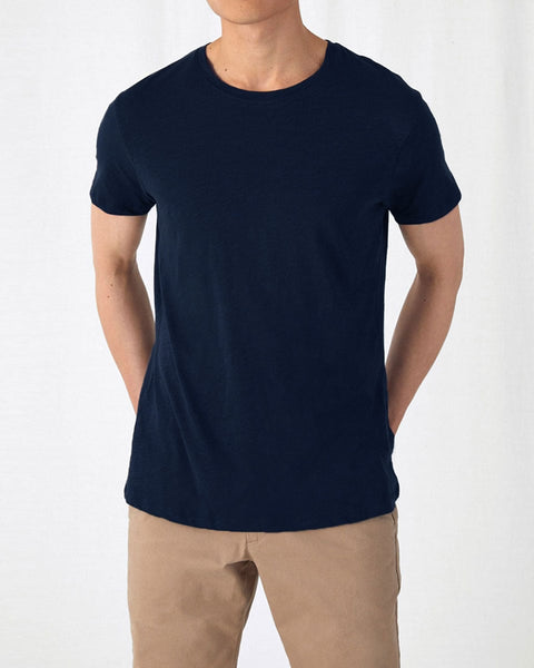Unisex Βαμβακερή Κοντομάνικη Μπλούζα T-Shirt Basic Line 5 Αποχρώσεις