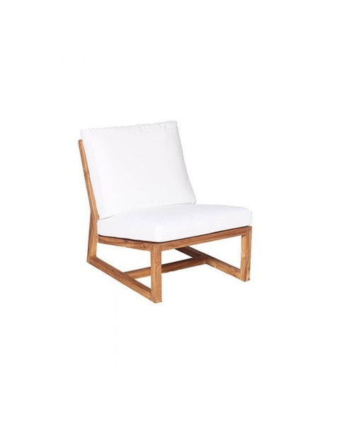 Πολυθρόνα Teak με Μαξιλάρι Gravity 60x71x84cm