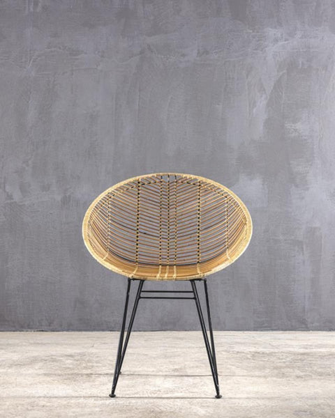 Πολυθρόνα από Φυσικό Rattan Rotang 65x63x88cm
