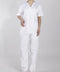 Unisex Ιατρικό Λευκό Κοστούμι με Κοντό Μανίκι Scrub-X Small