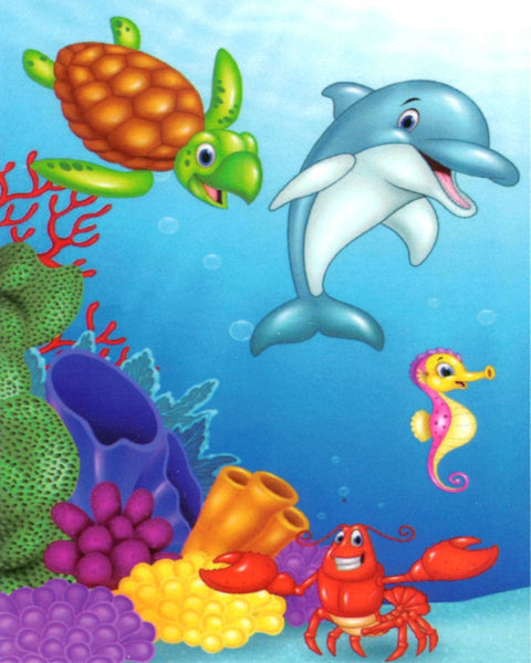 Παιδική Μοκέτα Seabed σε 3 Διαστάσεις