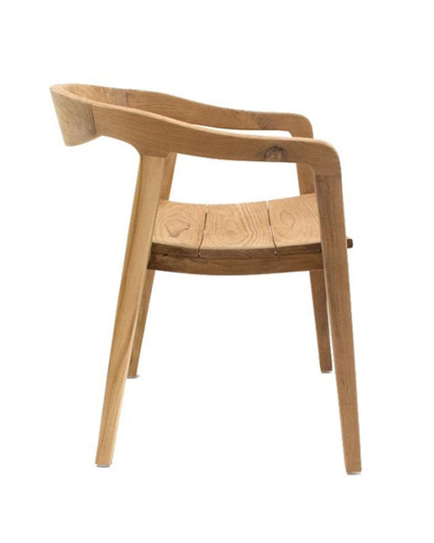 Πολυθρόνα από Teak Shany 82x59x53cm