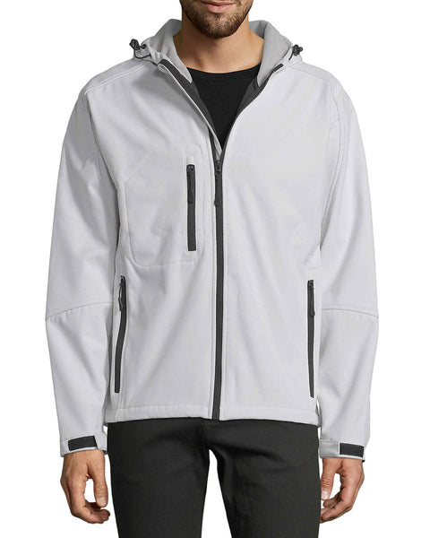 Ανδρικό Αδιάβροχο Μπουφάν 3 Τσέπες Softshell με Κουκούλα Basic Line σε 6 Αποχρώσεις