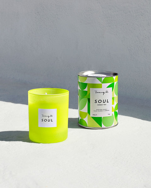 Αρωματικό Κερί Green Tea Soul Tomy K 9x7.5cm 220gr