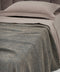 3D Βαμβακερή Stonewashed Μαύρη- Γκρι Κουβέρτα- Ριχτάρι Taline 3 Διαστάσεις