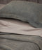 3D Βαμβακερή Stonewashed Μαύρη- Γκρι Oxford Μαξιλαροθήκη Taline