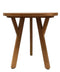Τραπέζι από Μασίφ Ξύλο Teak Silva 100x100x75cm