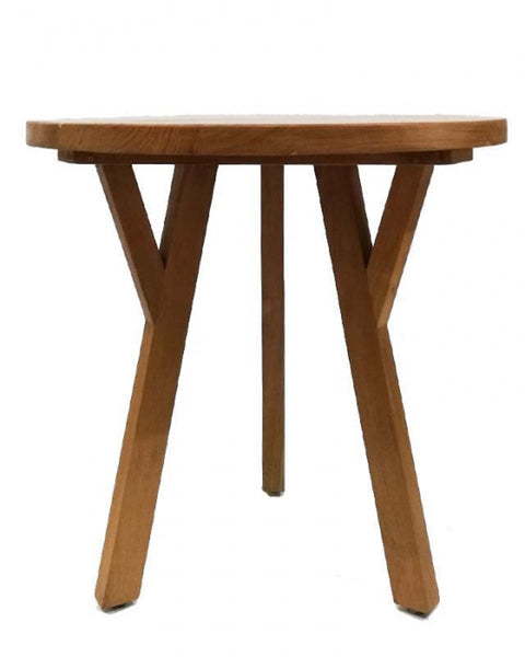 Τραπέζι από Μασίφ Ξύλο Teak Silva 100x100x75cm