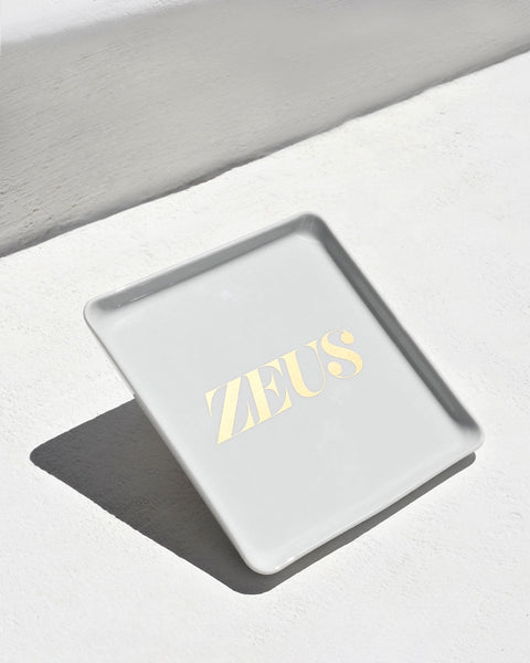 Πιάτο Λευκή Πορσελάνη Zeus Tomy K 21x21cm