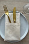 Natural Organic Πετσέτα Φαγητού Catering Γαλλική Γωνία Elsa Panama 48x48cm