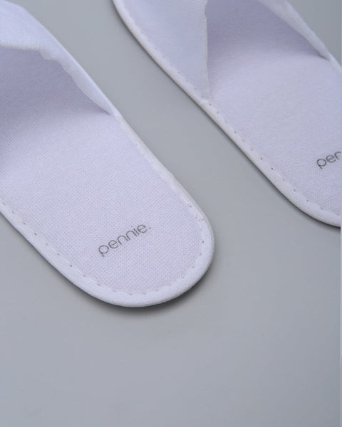 Πετσετέ Ανοιχτές Μπροστά Παντόφλες Slipper 