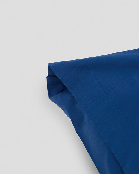 Βαμβακερή Blue Navy Μαξιλαροθήκη Περκάλι Zonar 50x70cm