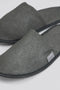 Πετσετέ Γκρι Κλειστές Λεπτές Παντόφλες Slipper 