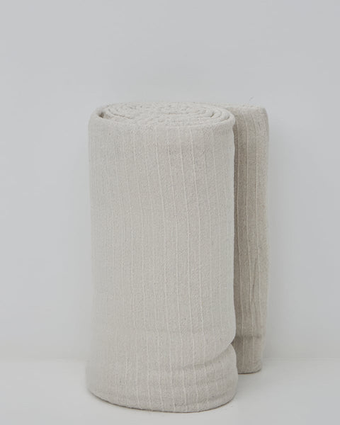 Μονόχρωμη Κουβέρτα Ριχτάρι Nairi σε 5 Αποχρώσεις-Ιβουάρ-Super Υπέρδιπλη