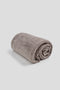 Βελουτέ Κουβέρτα Ανάγλυφη Coral Fleece Minthi 150x210cm-Γκρι - Μπεζ