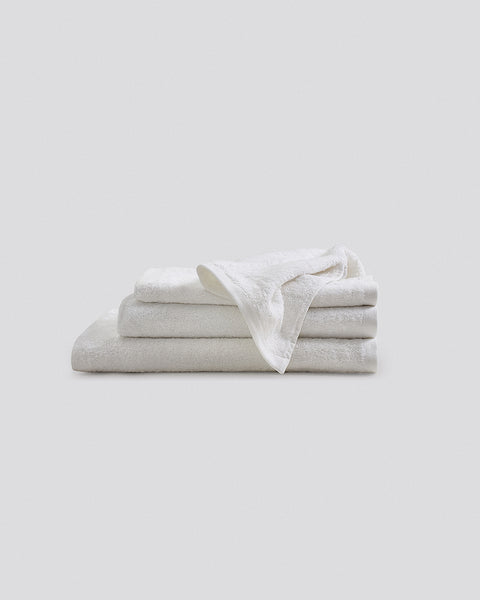 Ξενοδοχειακή Bamboo Λευκή Πετσέτα Ithaca 600gsm-Προσώπου | 50x90cm