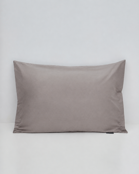 Cotton Sateen Plain Oxford Pillowcase Pair Set in 4 Shades & 2 Sizes