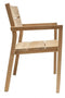 Πολυθρόνα από Teak Grade B' Abenaa 57x57x85cm