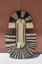 Boho Διακοσμητικό Τοίχου από Φύλλα Φοίνικα Abstract Mask Design 2 50x80cm σε 2 Αποχρώσεις