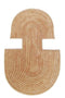 Boho Διακοσμητικό Τοίχου από Φύλλα Φοίνικα Abstract Mask Design 2 50x80cm σε 2 Αποχρώσεις