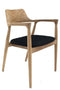Πολυθρόνα Από Ξύλο Teak με Μαξιλάρι Antonia 50x60x80cm
