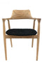 Πολυθρόνα Από Ξύλο Teak με Μαξιλάρι Antonia 50x60x80cm