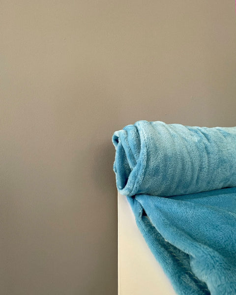 Βελουτέ Κουβέρτα Fleece Μετρίου Πάχους Arctic-Blue Jean-Υπέρδιπλη