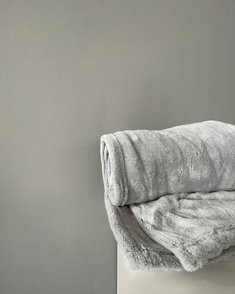 Βελουτέ Κουβέρτα Fleece Μετρίου Πάχους Arctic-Πάγος-Μονή